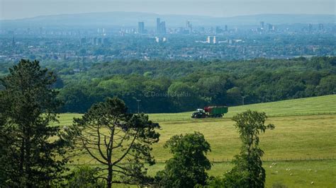 Manchester Skyline From Lyme Park Rmanchester