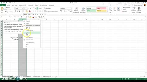 Introduksjon Til Excel Med Prosentregning Youtube