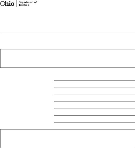 Tax Exempt Form Ohio ≡ Fill Out Printable Pdf Forms Online