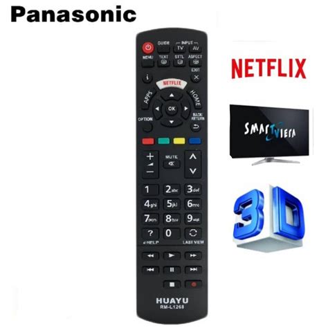 Huayu Rm L For Majority Of Pa Asonic Smart Tv Remote With Netflix