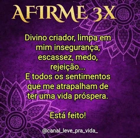 Pin De Eni Silveira Em F Em Afirma Es Positivas Afirma Es