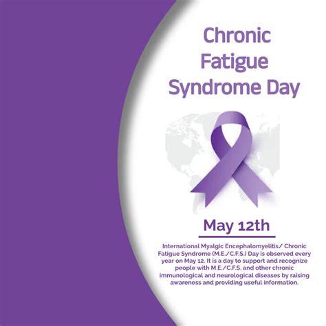 Chronic Fatigue Syndrome Day Template Postermywall