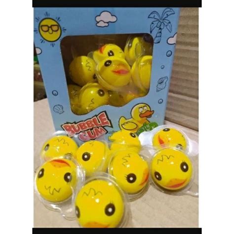 Jual Permen Viral Bubble Gum The Duck Isi 24 Pcs Permen Jelly Korea