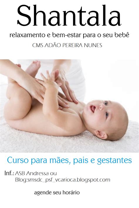 Curso De Shantala Massagem Indiana Para Bebês Cms Adão Pereira Nunes