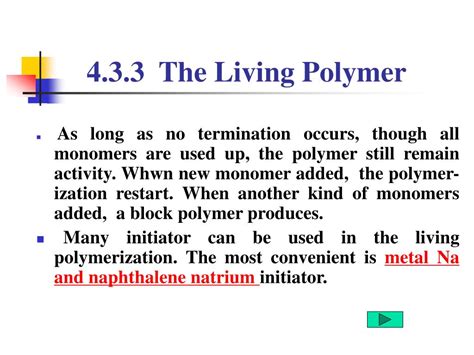 PPT Ionic Ring Opening Controlled Polymerization PowerPoint