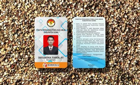 Desain Id Card Bawaslu