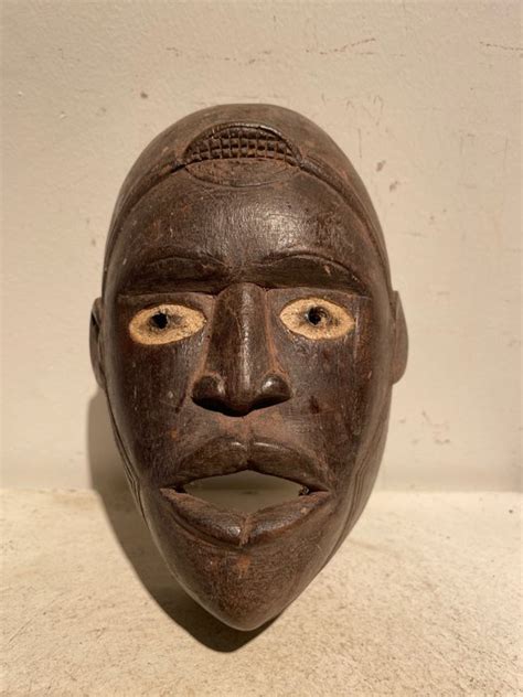 Passport Mask Yombe 16cm 1 Wood Yombe Congo Catawiki