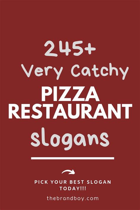 Fast Food Slogans Pizza Slogans Catchy Slogans Cool Slogans Pizza