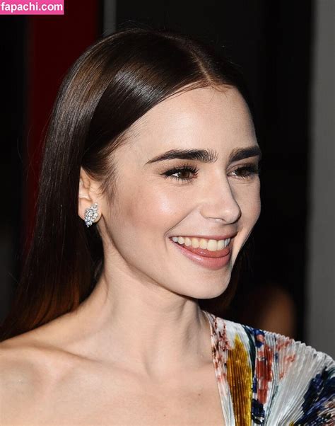 Lily Collins Lily Collins Lilyjcollins Leaked Nude Photo From