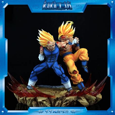 Pre Sale Anime Dragon Ball Z Son Goku Vs Vegeta Resin Gk Action Figure