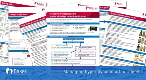 Insulin Pump Hyperglycaemia And Sick Day Management Plan