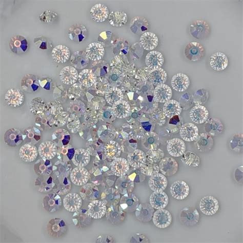 Swarovski Crystal Rondell Spacers Etsy