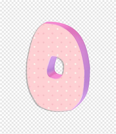 Cute Alphabet 3D Abecedario Pink Doughnut Illustration Png PNGEgg