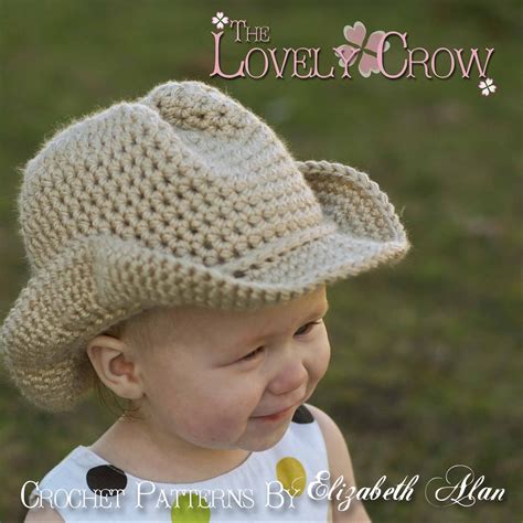 Baby Crochet Pattern Cowboy Hat for BOOT SCOOT'N by TheLovelyCrow