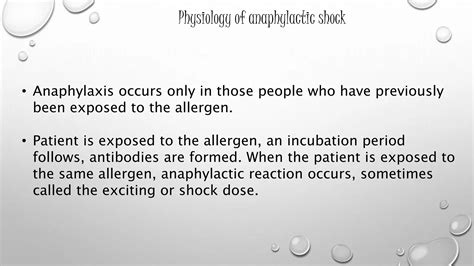 Emergency Management Of Anaphylactic Shock Ppt