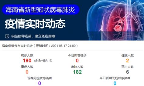 截至8月17日24时新型冠状病毒肺炎疫情情况病例