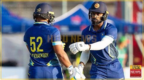 Sri Lanka Advances To Hong Kong Sixes 2024 Semi Finals Hiru News