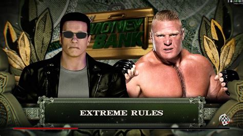 Arnold The Terminator Schwarzenegger Vs Brock Lesnar Extreme Rules