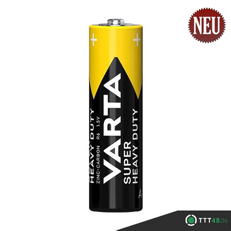 Varta Aa Mignon Superlife R Batterien Er Packung Ttt De