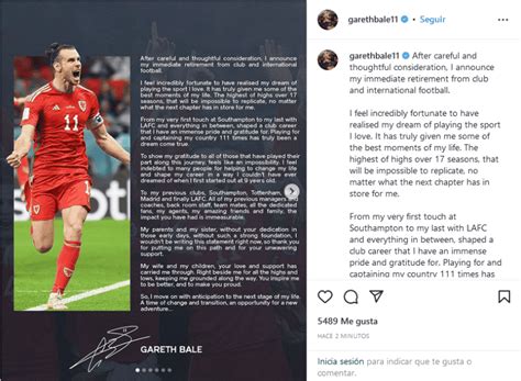 Gareth Bale Se Retira Del Futbol ANTENA SAN LUIS