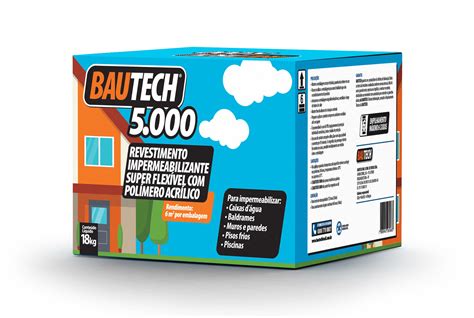 Bautech 5000 Caixa 18kg Impercid Impermeabilizantes