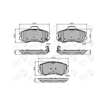 Comline Front ADB31774 Brake Pad Set Disc Brake EBay