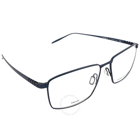 Porsche Design Demo Rectangular Unisex Eyeglasses P8373 D 58 4046901623579 Eyeglasses Jomashop