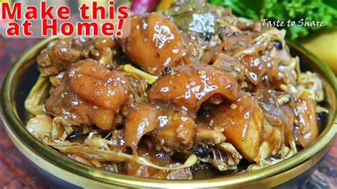 Yummy How To Cook Pork Pata Paksiw At Home Step By Step Pork Pata