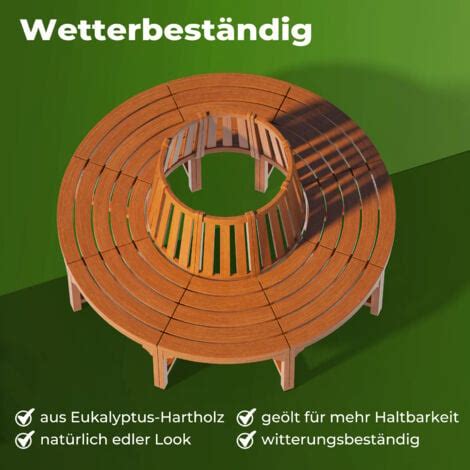 Gartenmöbel Zubehör Höhe 90 cm Durchmesser 180 cm aus Holz Melko