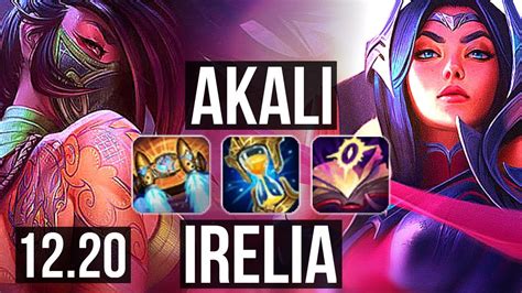 Akali Vs Irelia Mid 913 67 Winrate 6 Solo Kills Legendary