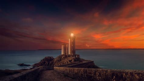 The Lighthouse Petit Minou, France - backiee