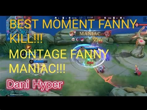 FANNY BEST MOMENT KILL MANIAC MONTAGE YouTube