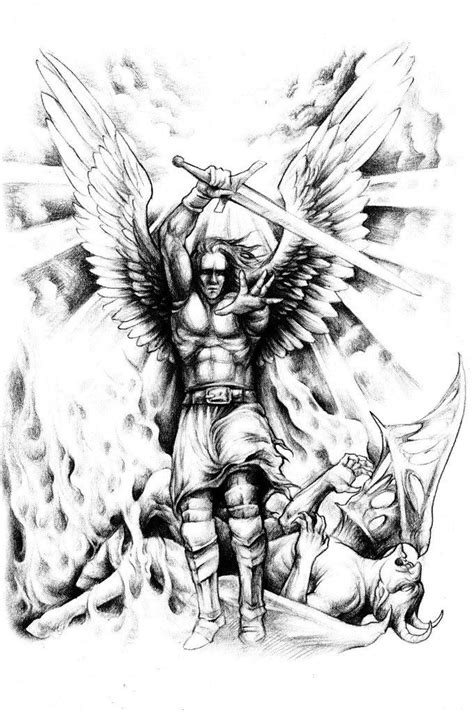 Jesse Santos Book Of Angels Vk Tattoo Sketches Tattoo Drawings