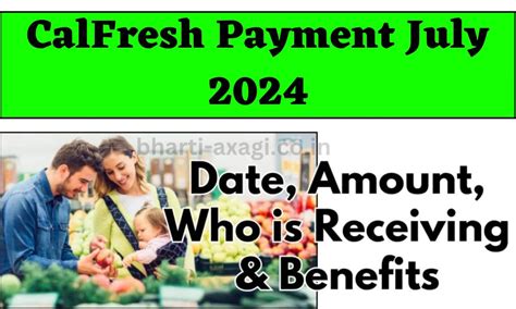 Calfresh Payment July 2024 Date Amount Who Is Receiving And Benefits Bharat News