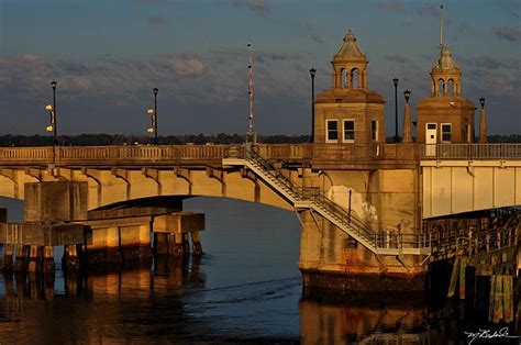 Ashley River Memorial Bridge Charleston Sc Vintage Charleston