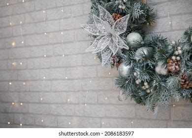 Beautiful Christmas Wreath Fir Branches Cones Stock Photo 2086183597 ...