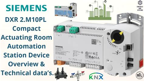 Siemens Dxr M Pl Compact Actuator Room Automation Station Hvac