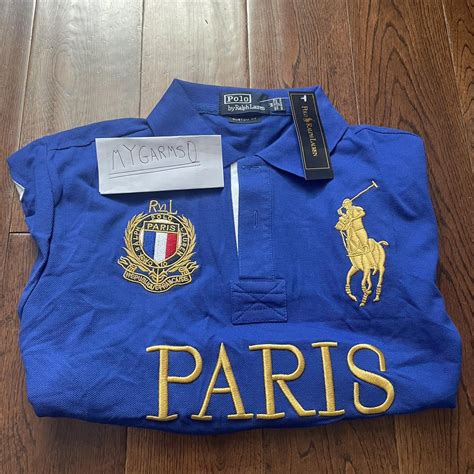 Polo Ralph Lauren Chief Keef Polo Shirt Paris Brand Depop