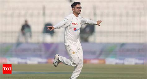 Pakistan S Abrar Ahmed Takes Seven On Debut As England All Out For