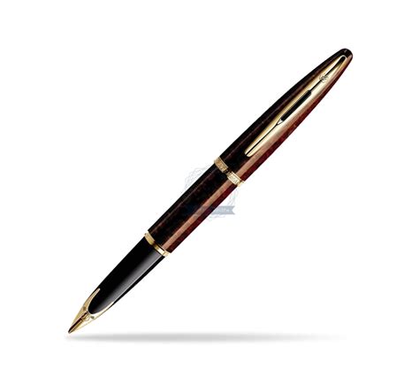 Waterman Car Ne Marine Amber Gt Fountain Pen S S