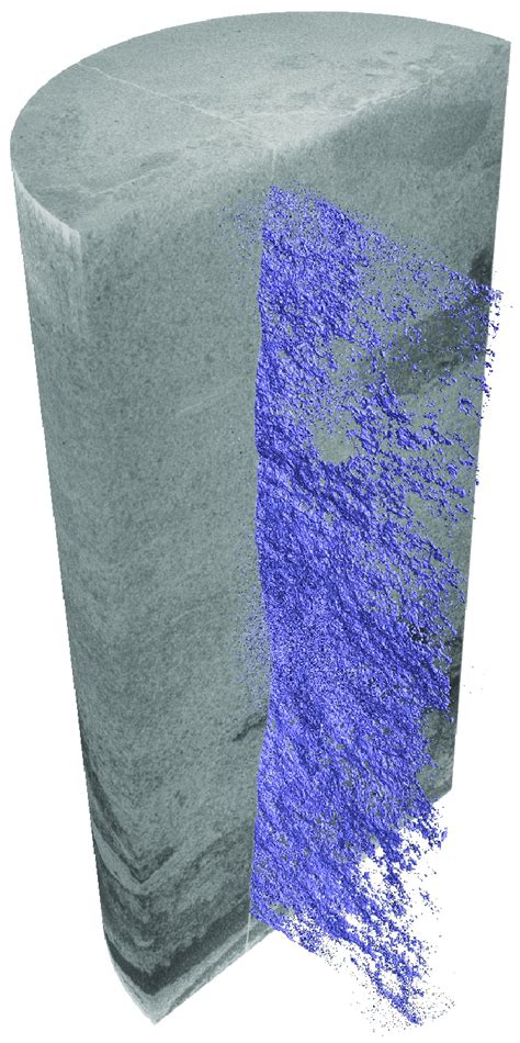 illustration  studied naturally fractured de geerdalen sandstone core