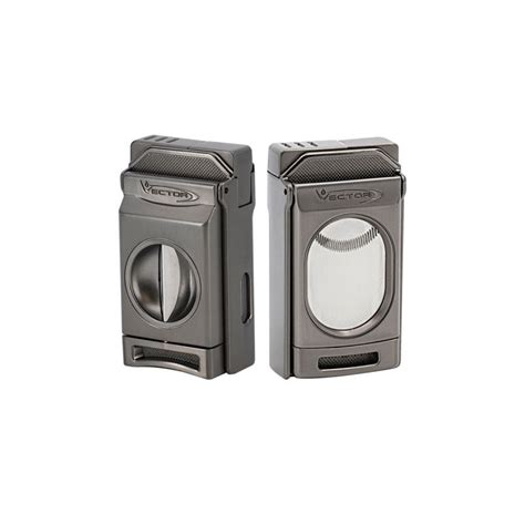 Vector Cigarette Lighter Switch W Interchangeable Cutter 02 Gunmetal