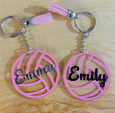 Personalised Netball Keyring Personalised Netball Keychain Etsy