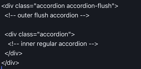 Nested Accordion Inherits Parent S Flush Styling Issue Twbs