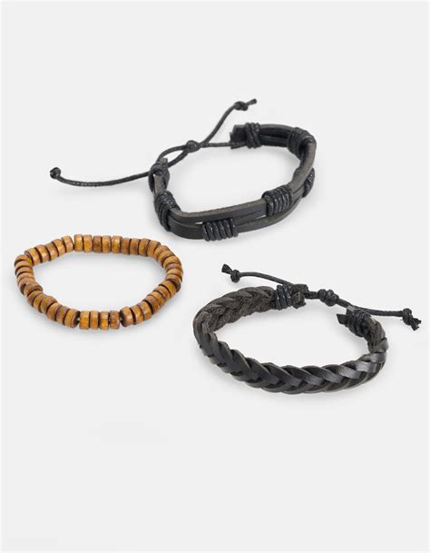 Armbanden Set Zwart Shoeby