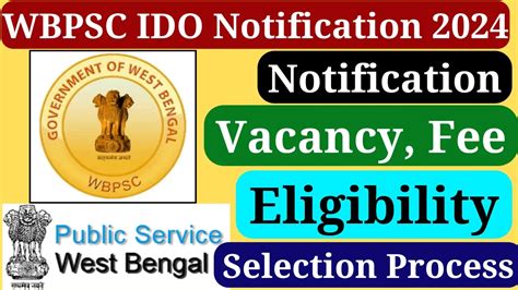 West Bengal Public Service Commission Recruitment Notification For