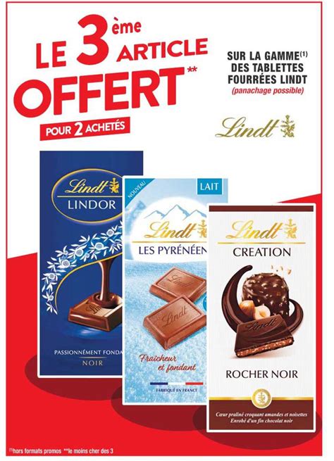 Promo La Gamme Des Tablettes Fourr Es Lindt Chez Cora Icatalogue Fr