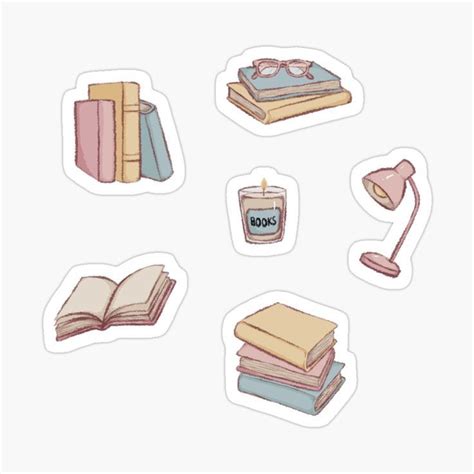 Book Lovers Pack Sticker For Sale By Zephyr Studio In Book