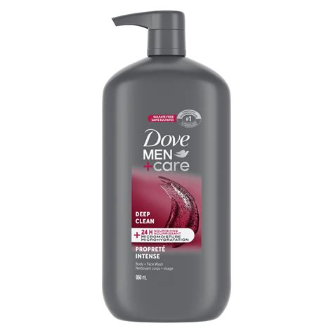 Men+Care Exfoliating Deep Clean Body + Face Wash | Dove