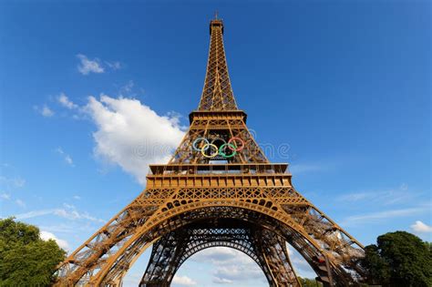 A Vista Da Torre Eiffel An Is Ol Mpicos Dos Jogos Ol Mpicos Paris